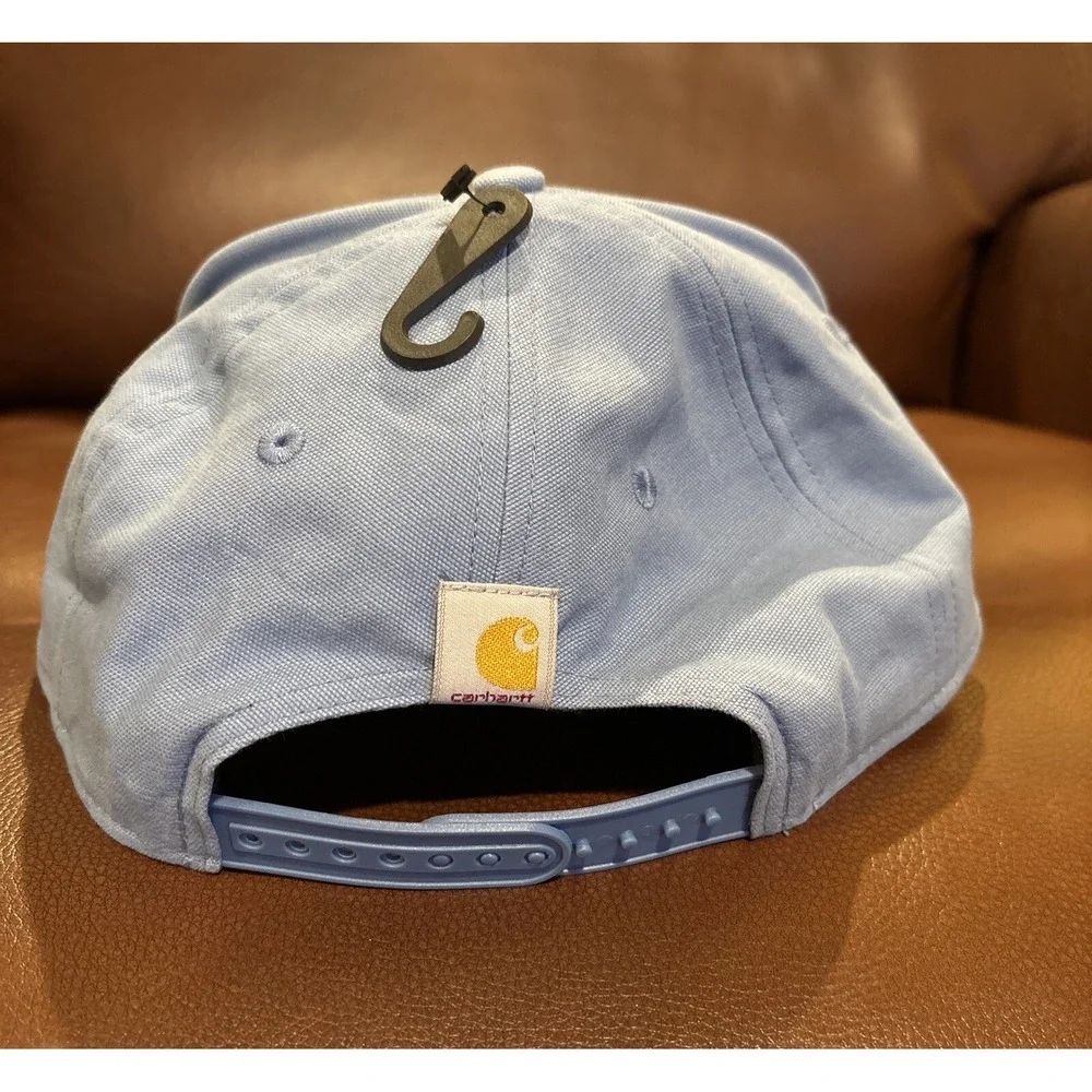 Carhartt Mountain Patch Snapback Cap Hat OS Model AH6318-M Blue NEW